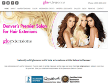 Tablet Screenshot of gloextensionsdenver.com